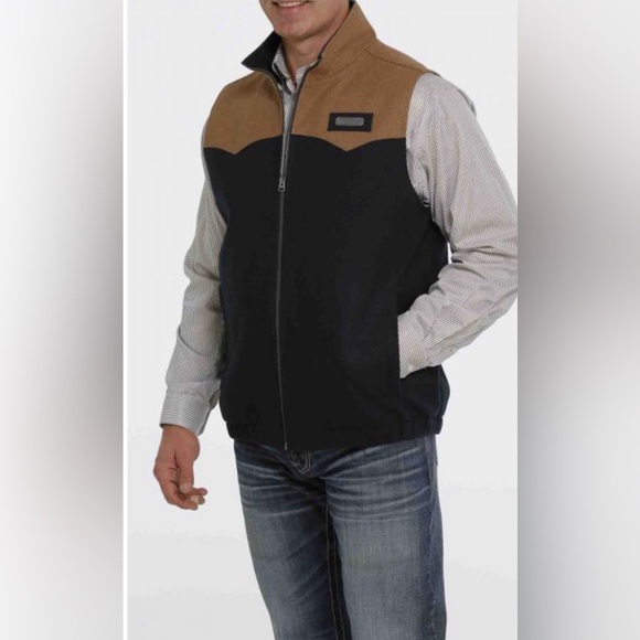 Cinch Other - CINCH - Men's Concealed Carry Brown and Black Wooly Vest
